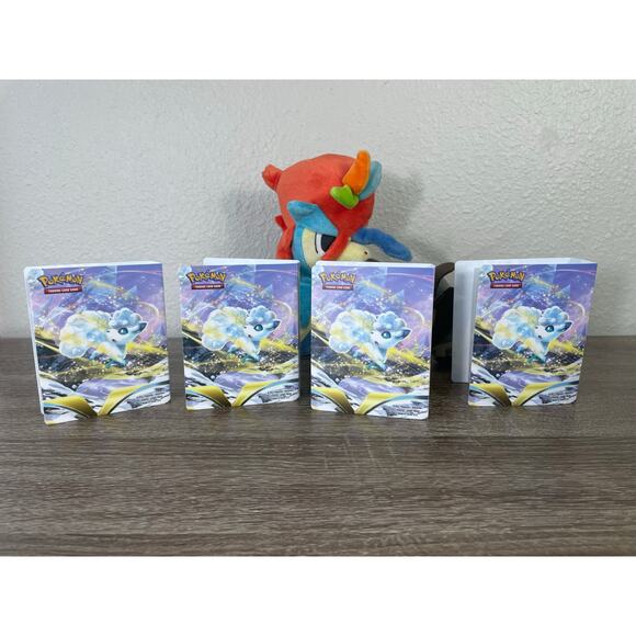 Pokemon Lugia Mini Binders Lot of 4 + Keldeo & Terrakion Plush 2025 Card Storage - Picture 6 of 12